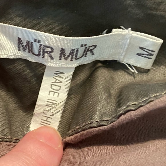 MUR MUR Taupe Brown Hooded Lightweight Utility Jacket - M - Picture 9 of 9